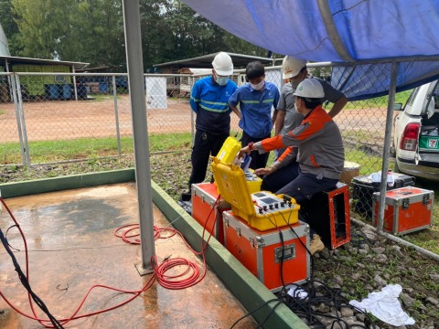 งานซ่อมบำรุงรักษาระบบสายส่งแรงสูง สระบุรี